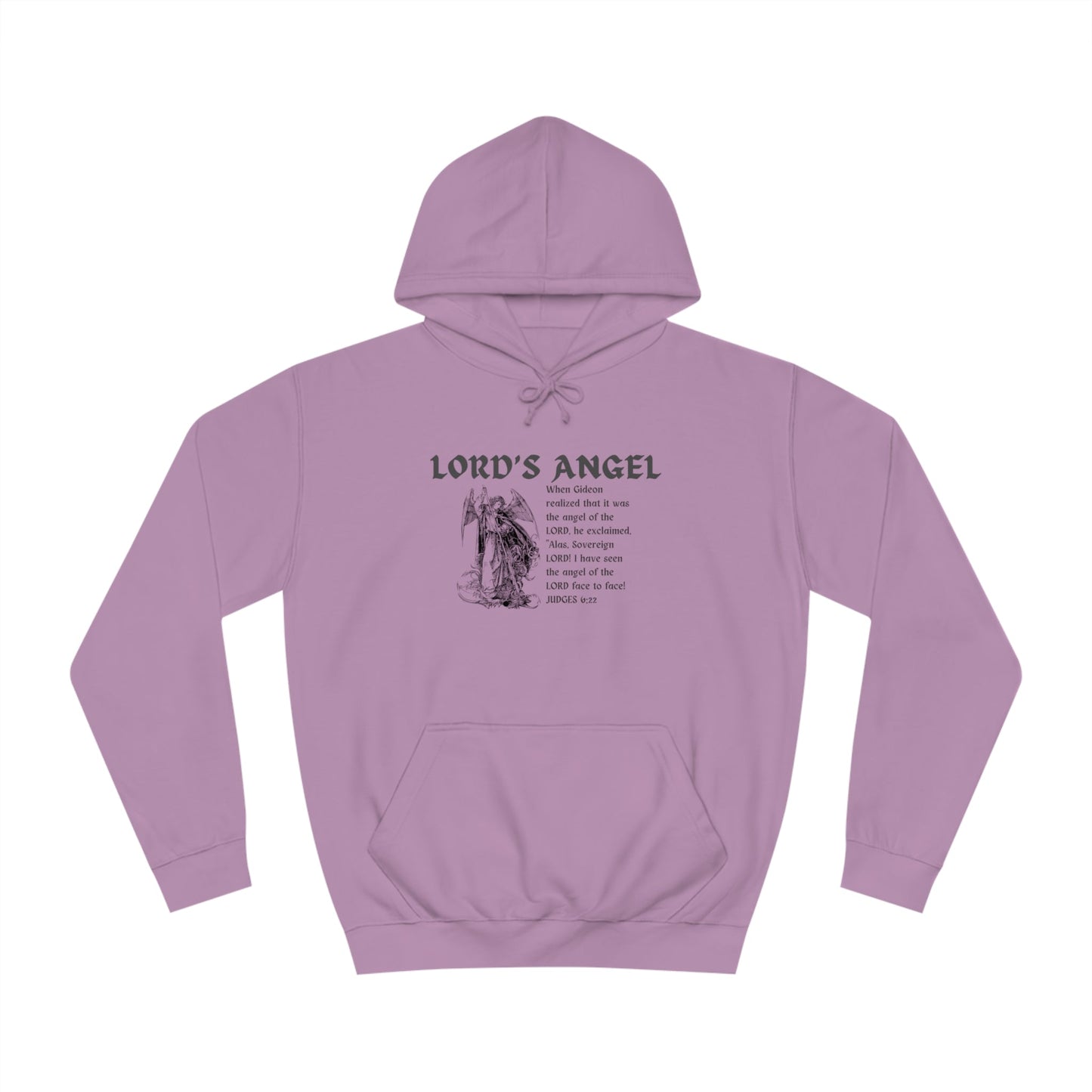 Lord's Angel: Judges 6:22 - Cozy Christian Hoodie