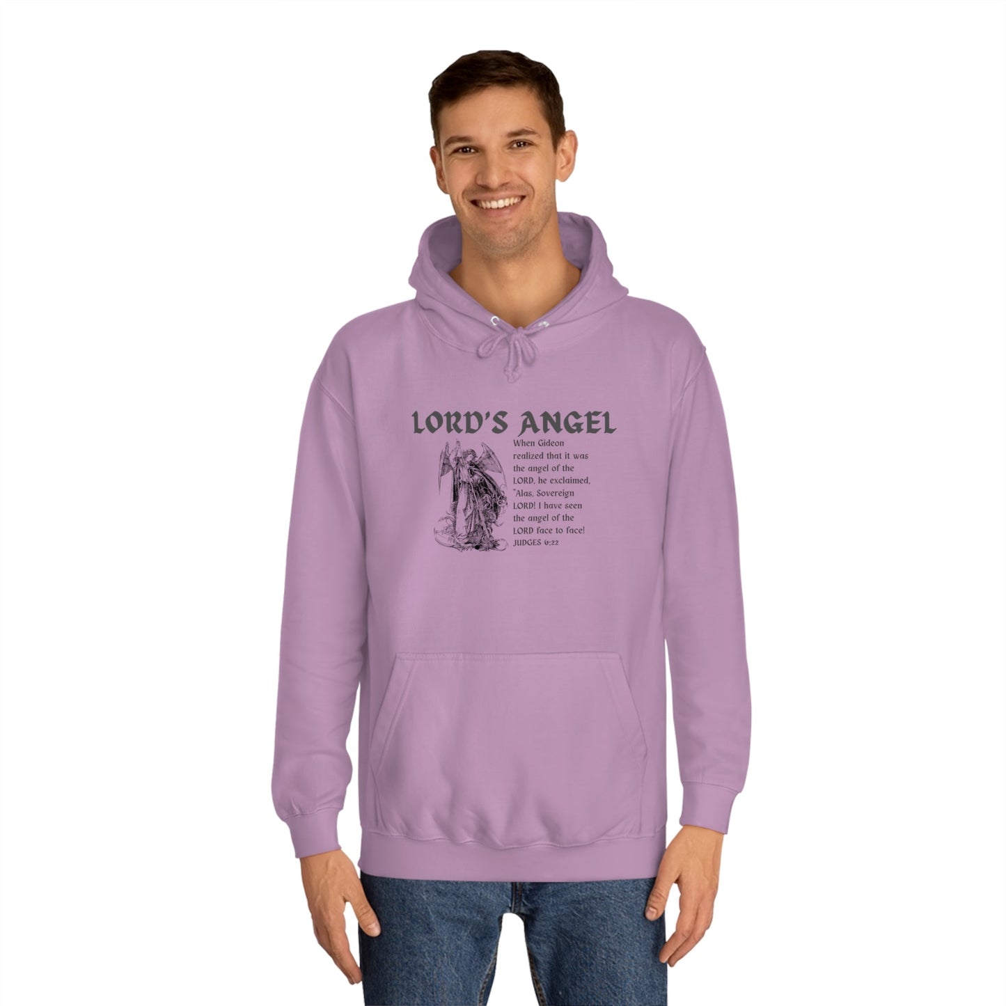Lord's Angel: Judges 6:22 - Cozy Christian Hoodie