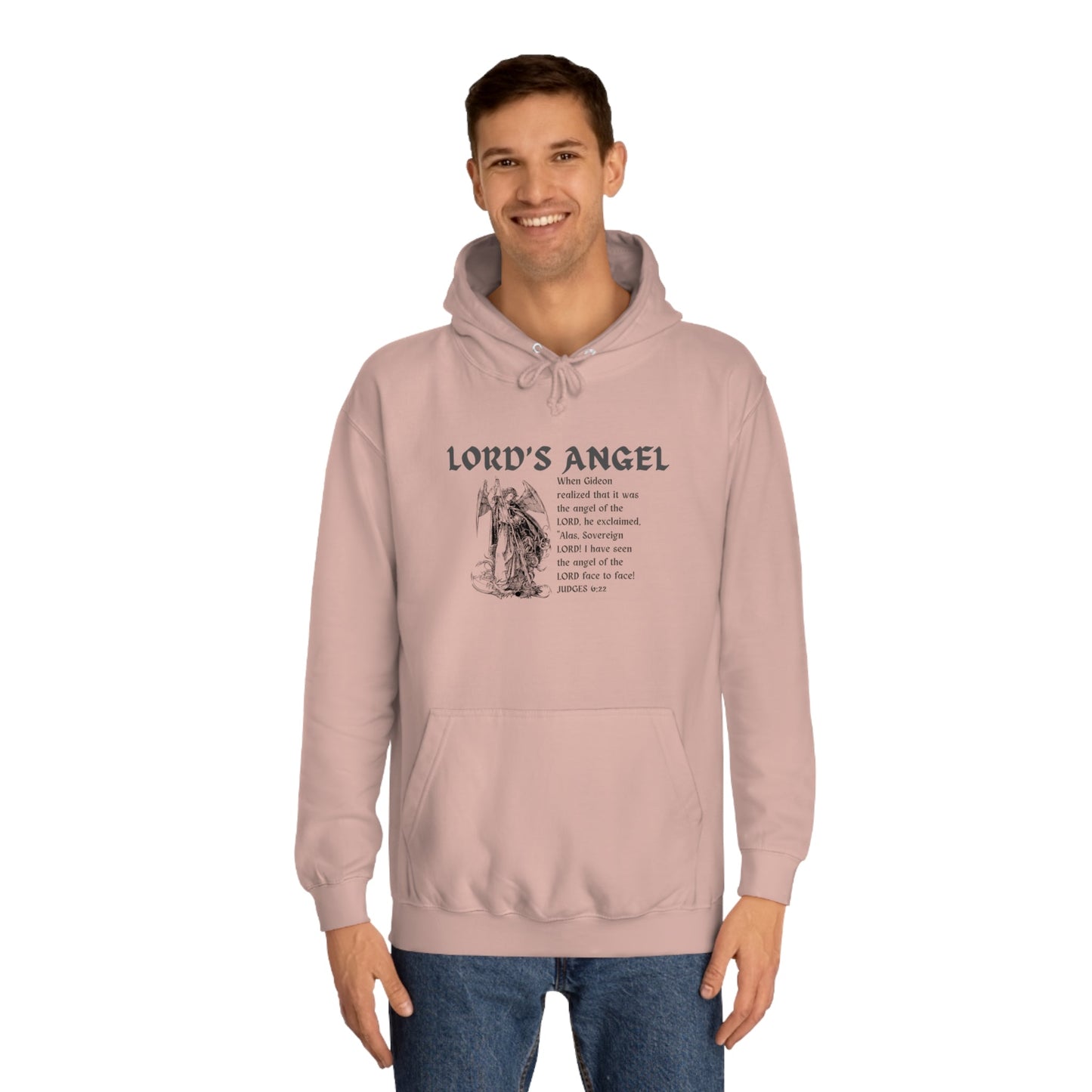 Lord's Angel: Judges 6:22 - Cozy Christian Hoodie