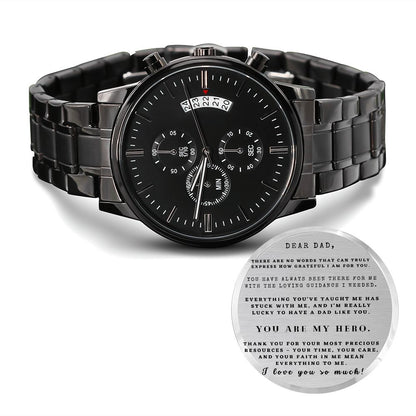 You Are My Hero | Engraved Watch for My Dad