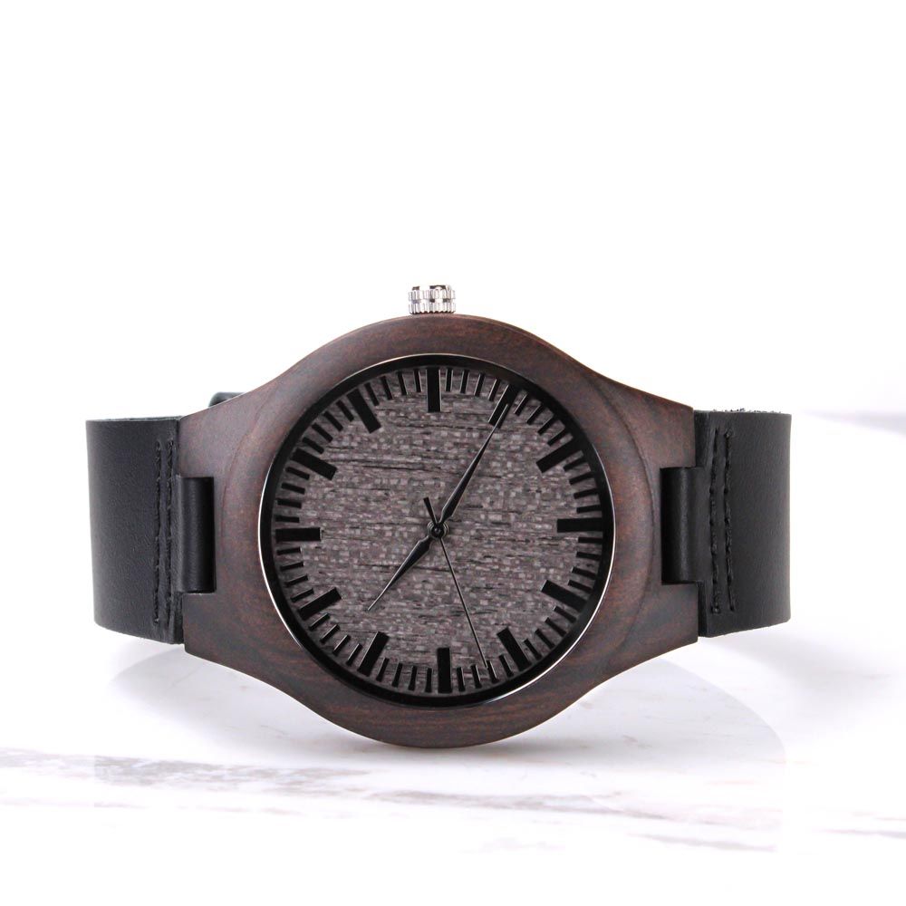 Engraved Wood Watch for My Dad