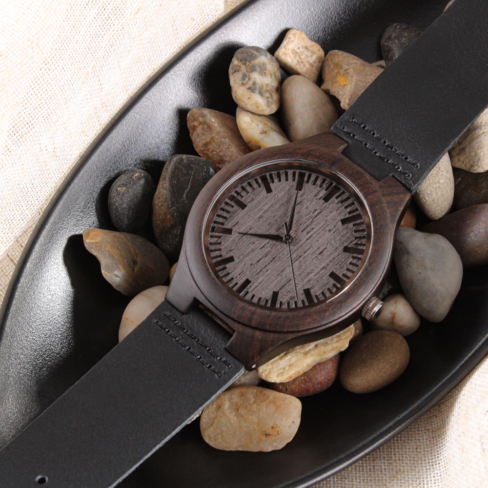 Engraved Wood Watch for My Dad