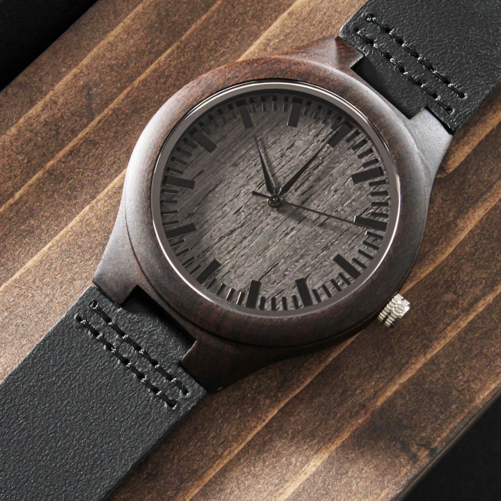 Engraved Wood Watch for My Dad