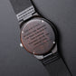 Engraved Wood Watch for My Dad