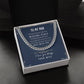 Cuban Link Chain for my Husband - Message Card Jewelry
