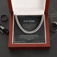 Men's Message Card Jewelry Necklace