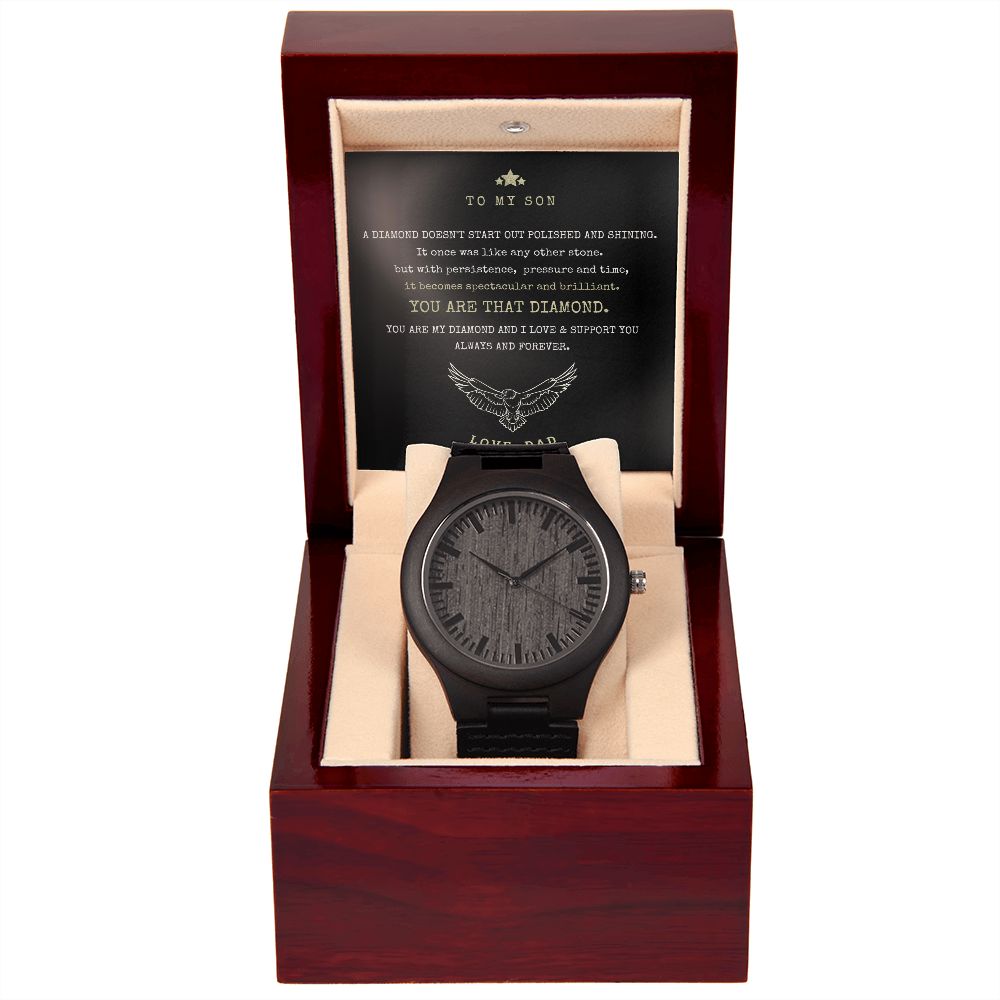 Watch + Message Card Gift for My Son